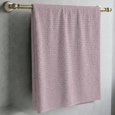Elegantní starorůžová froté osuška s 3D vlnkami | Mojeponozky.cz