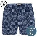 Bavlněné trenky 4XL-5XL | tmavě modré 2 kusy | Mojeponozky.cz