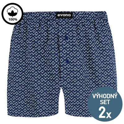 Bavlněné trenky 4XL-5XL | tmavě modré 2 kusy | Mojeponozky.cz