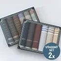 Pánské bavlněné kapesníky VASSINI - sada 2 balení | Mojeponozky.cz