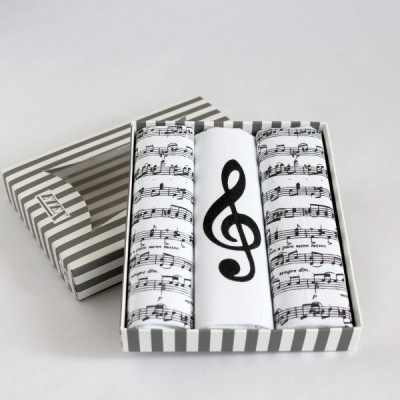 Dámské kapesníky noty Dámské kapesníky noty