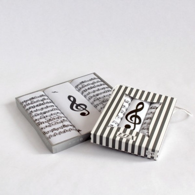 Dámské kapesníky noty Dámské kapesníky noty