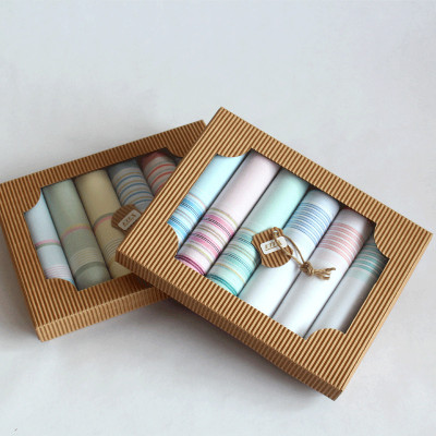 Dámské bavlněné kapesníky -sada 6 ks