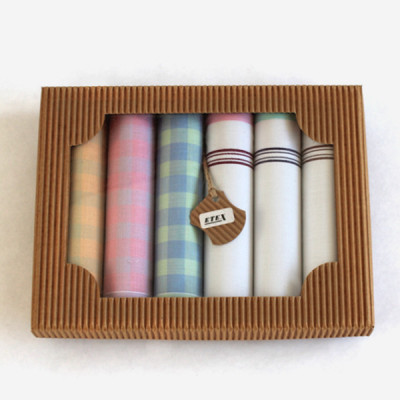 Dámské bavlněné kapesníky -sada 6 ks