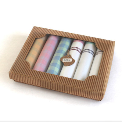 Dámské bavlněné kapesníky -sada 6 ks