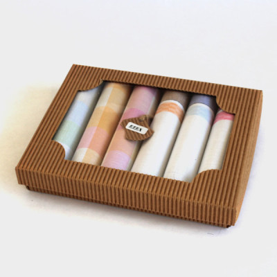 Dámské bavlněné kapesníky -sada 6 ks