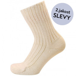 Silné zdravotní ponožky ze 100% bavlny - 2. jakost