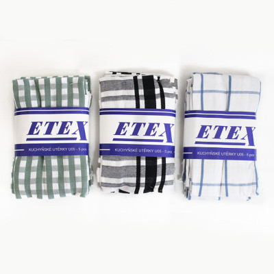 Bavlněné utěrky v ekonomickém balení - sada 5 kusů Bavlněné utěrky v ekonomickém balení - sada 5 kusů