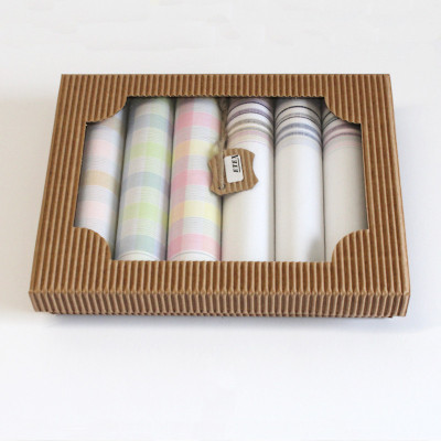 Dámské bavlněné kapesníky -sada 6 ks