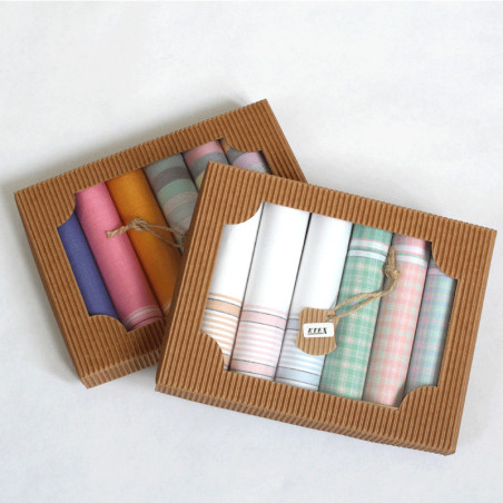 Dámské bavlněné kapesníky ve výhodném setu po 6 ks | Mojeponozky.cz