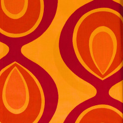 Oranžové povlečení z bavlněného saténu 140x220 cm