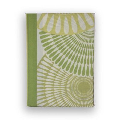 Povlečení na 2 postele zelenkavé, bavlněný satén