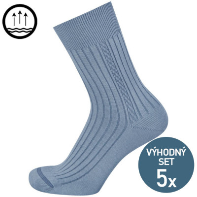 Pánské bavlněné ponožky KAREL - 5 párů Pánské bavlněné ponožky KAREL - 5 párů
