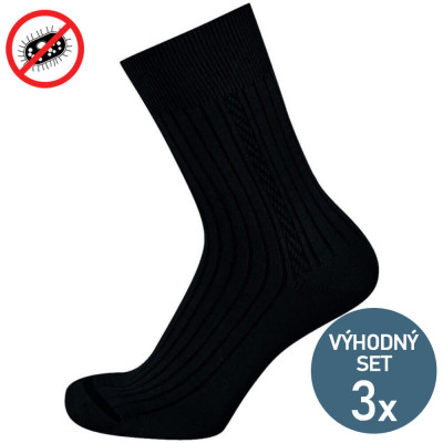Pánské funkční ponožky se stříbrem KAREL - 3 páry Pánské funkční ponožky se stříbrem KAREL - 3 páry