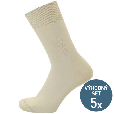 Slabé bavlněné ponožky MONET - 5 párů Slabé bavlněné ponožky MONET - 5 párů