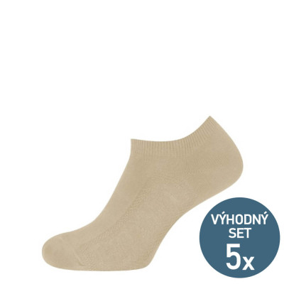 Sportovní kotníčkové ponožky se vzorkem DANUTA - 5 párů Sportovní kotníčkové ponožky se vzorkem DANUTA - 5 párů