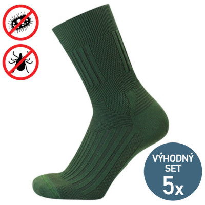 Sportovní ponožky proti lezoucímu hmyzu Outdoor - 5 párů Sportovní ponožky proti lezoucímu hmyzu Outdoor - 5 párů