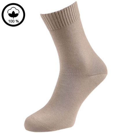 100% bavlněné zdravotní ponožky s volným lemem, silné