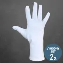 Pánské bavlněné rukavice s lycrou - pro podporu hydratace - 2 páry