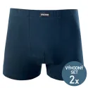 Pánské boxerky s modalem modré - 2 kusy