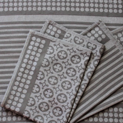 Luxusní utěrky z egyptské bavlny šedé - 3 kusy Luxusní utěrky z egyptské bavlny šedé - 3 kusy