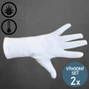 Pánské bavlněné rukavice s Aloe Vera - 2 páry | Mojeponozky.cz
