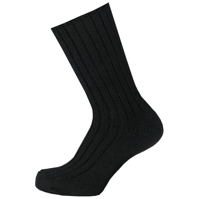 Vlněné zdravotní ponožky bez lemu Zora - černé 38 EU | KNITVA Vlněné zdravotní ponožky bez lemu Zora - černé 38 EU | KNITVA