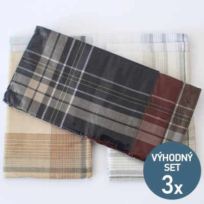 Pánské pracovní kapesníky - velká sada 18 ks! | KNITVA