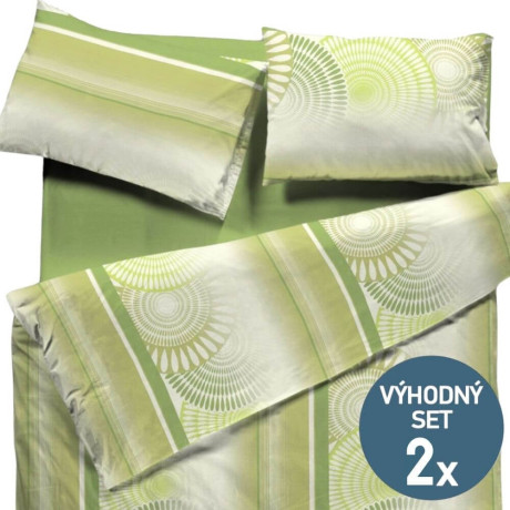 Bavlněné povlečení pro dvě postele bez žehlení  | KNITVA