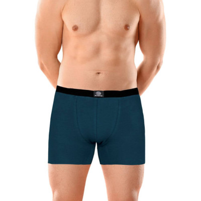 Pánské bavlněné boxerky v modré barvě - 2 kusy | Mojeponozky.cz