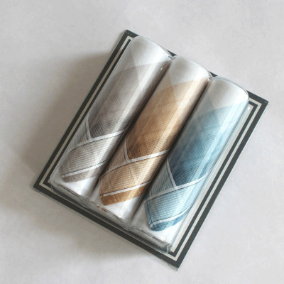 Mini balení 3 kusů pánských bavlněných kapesníků | Mojeponozky.cz