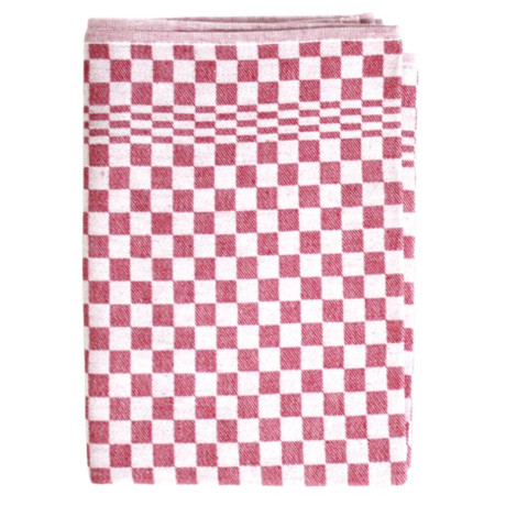 Vysoce odolná kuchyňská utěrka - červená kostka | Mojeponozky.cz