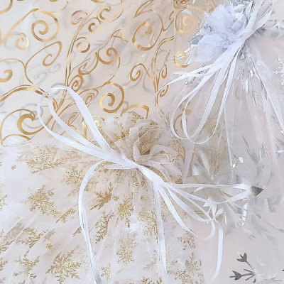 Vánoční organzový sáček