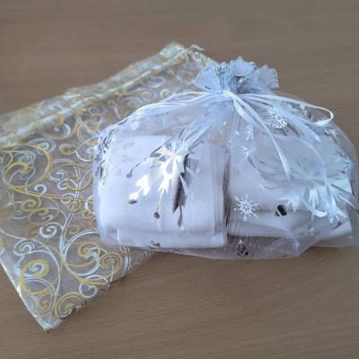 Vánoční organzový sáček