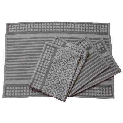 Luxusní utěrky z egyptské bavlny šedé - 3 kusy