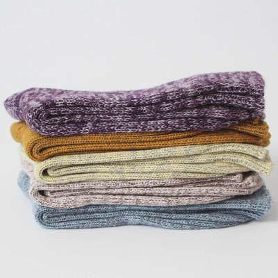 Dámské teplé ponožky NORA - 5 párů v mixu barev | Mojeponozky.cz