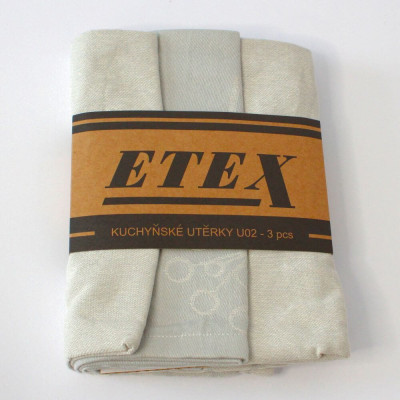 Luxusní bavlněné utěrky - pampelišky - 3 kusy | Mojeponozky.cz