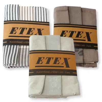 Výhodná sada luxusních bavlněných utěrek - 9 ks | Mojeponozky.cz