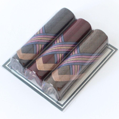 Elegantní látkové kapesníky pro pány - 3 kusy | Mojeponozky.cz