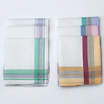 Luxusní dámské kapesníky z česané bavlny - 3 ks | KNITVA