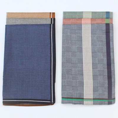 Luxusní pánské kapesníky z česané bavlny - 3 ks | KNITVA