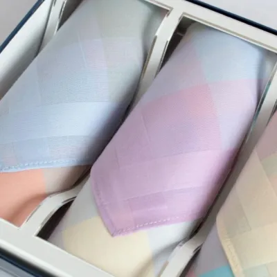 Dámské látkové kapesníky - dárkové balení 3 kusů | KNITVA