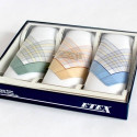 Luxusní dámské kapesníky - bílé - dárkové balení 3 kusů | KNITVA