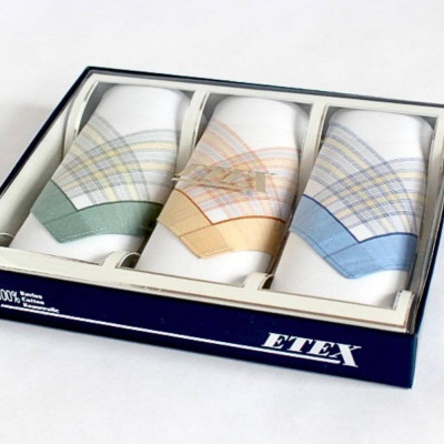 Luxusní dámské kapesníky - bílé - dárkové balení 3 kusů | KNITVA