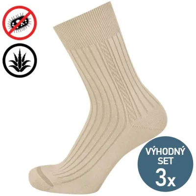 Dámské ponožky se stříbrem a Aloe Vera - 3 páry | Mojeponožky.cz