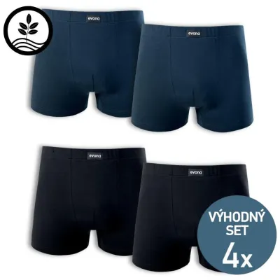 Pánské boxerky z luxusního modalu - 4 ks | Mojeponozky.cz