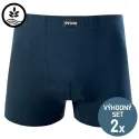 Pánské modré boxerky z luxusního modalu - 2 ks | Mojeponozky.cz