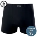Pánské černé boxerky z luxusního modalu - 2 ks | Mojeponozky.cz