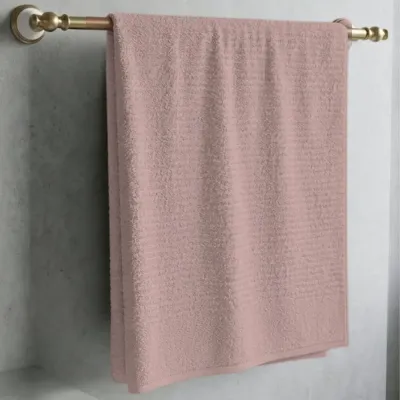 Elegantní starorůžová froté osuška s 3D vlnkami | Mojeponozky.cz