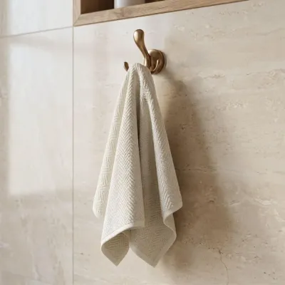 Extra měkké ručníky Rybí kost - slonová kost | Mojeponozky.cz